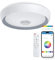 KSIX Glory Plafón Led Inteligente Techo con Altavoz, Color regulable RGB, 6200 lm, Ø47cm, Luz Controlable con Mando a Distancia y App, para Cocina Dormitorio o Infantil, Resiste polvo y salpicaduras​
