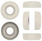 2PCS Auriculares Auriculares Almohadillas Cojín de Espuma de Repuesto Compatible con Sony WH-CH520, Auriculares de Silicona Suave Almohadillas Auriculares Cojines Cubiertas de Polvo (Blanco)