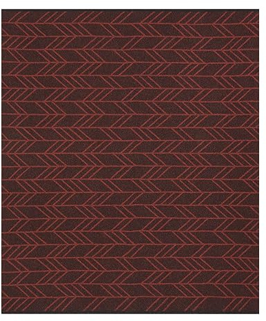 Villeroy & Boch Fransenplaid Nexus Ember, dunkelrotes Plaid in 140x170 cm