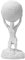 Atlas Titan Gott Statue Skulptur Figur gegossener Marmor 12,5 cm