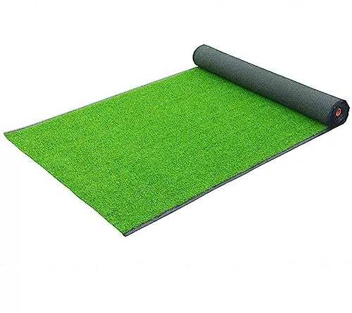 Gazon synthétique haute densité de 3 cm d'épaisseur pour intérieur ou extérieur, tapis pour chien, jardin, cour, fête, vert, 60 x 120 cm