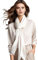 LA FERANI Damen Seidenschal 100% Seide Halstuch Seidentuch 180x90cm Uni Farbe für Anzug formelle Anlässe Stola Business Style Geschenk für Sie (Weiss)