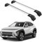 LUGIWN Aluminium Dachträger für Hyundai Kona/Kona Electric 2024-2025,Dachträger Querstange, Abschließbar-DachträGer RelingträGer 90,7 kg Tragfähigkeit
