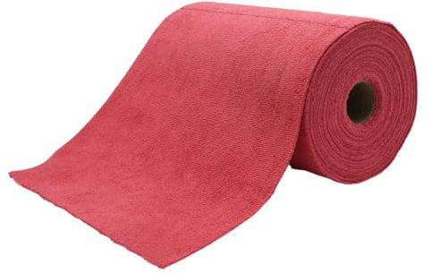 ROGGE Mikrofaser Tücher, Rolle 75x Reinigungstücher mit Perforation, 30 x 30 cm, 200 Gr/m², versch. Farben. Supersoft Wischtücher für Küche, Bad, Auto, Büro Wiederverwendbar-waschbar.