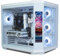 ionz Gaming PC - Desktop Computer, AMD Ryzen 5 5500 CPU, NVIDIA RTX 4060, 16GB RAM, 1TB NVMe SSD, Windows 11, WiFi | (Apex Vision AC, White)