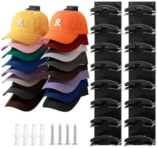 Jcocylse Porta Cappelli Elegante - Cappelliera Pratica per Organizzare e Conservare Cappelli in Ordine