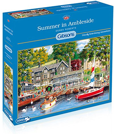 Gibsons G6208 Summer in Ambleside Puzzle (1000 Teile)