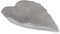 levandeo Coupelle décorative en forme de feuille - 30 x 20 cm - Gris, béton et ciment - Décoration de table