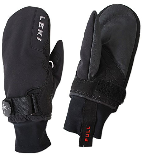 LEKI Handschuhe Fäustlinge Shark Mitten schwarz (6)