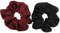 axy XXL Scrunchie Haargummi Set - 2x Stoff Haargummis Zopfhalter Zopfgummi Haarteil Haarband Scrunchies Doppelpack (Set 7)