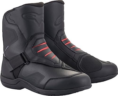 Alpinestars Ridge V2 Stivali da moto impermeabili (Black/Red,48)