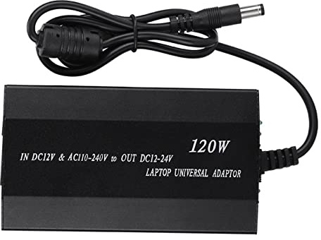 Universal-Adapter, Notebook-Adapter, Computer-Netzteil, 120W Heim-/Auto-Verwendung Universal-Notebook-Netzteil mit 34 DC-Anschlüssen (110-240V) für alle Laptops(Mich)