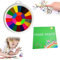 T.Y.G.F Kit De Peinture Drôle De Doigt, Kit de Lavables Peinture au Doigt Non Toxique avec Livre pour Enfants, Faire des Cartes Ou L'Artisanat 25 Couleurs