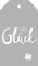 Rayher Stanzschablone Anhänger Viel Glück, 8,5 x 5 cm, für Kartengestaltung, Scrapbooking und vieles mehr, Prägeschablone, 50258000, Grau