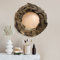 AquaOne Spiegel Sydney Holz Natur I Treibholz Wandspiegel 55 cm Naturholz Rustikal Rund I Badezimmerspiegel Deko Holzrahmen I Handarbeit Wurzel Unikat