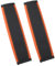 X AUTOHAUX 2Stk. Universal Anschnallgurt Abdeckung Hals Matte Kunstleder Schwarz Orange
