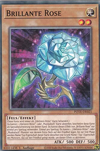 Brillante Rose POTE-DE021 Common Yugioh 1.Auflage DE gamersheavenDe