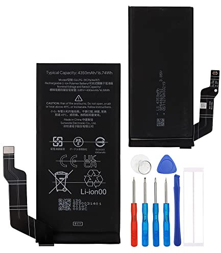 E-yiiviil Replacement Battery GLU7G Compatible with Google Pixel 6A GX7AS, GB62Z, G1AZG with Tools