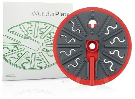 Wundermix - WunderPlate® (mit Träger) • Messerabdeckung-Wechselscheibe für WunderPeeler • Für Monsieur Cuisine • Schonendes (Vakuum-) Garen • Sous-vide-Garen & Slowcooking im Mixtopf