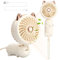 Pagezol Handheld Fan, Mini USB Fans, Rechargeable Battery Portable Fan with 3 Speed, Small Hand Held Personal Fans Foldable Desk Fans for Girls Women Kids Outdoor Travel Office Home Camping (White)