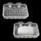 2 Pack Suction Cup Soap Dish Holder Soap Case Clear Acrylic Plastic Wall Mounted Shower Soap Holder Bathroom Kitchen Accessory Securely Holds Bar Soap, Sponge, and Toiletries
