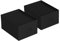 ManGotree Wardrobe Closet Organizers for Clothes,9 Compartment Foldable Drawers Organizers with Handles, Closet Clothes organizers for Pants, Jeans,T shirt,Sweater, 2Pack Black