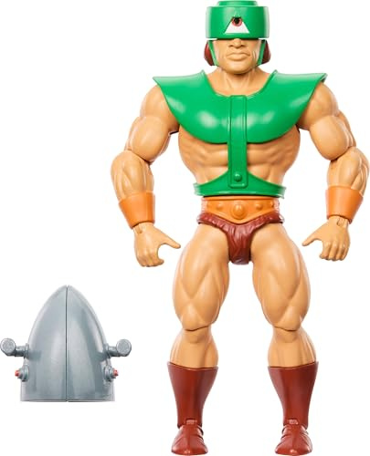 Masters of the Universe Origins Cartoon Collection Action Figure Tri-Klops, 5.5-inch 1980s TV Human Evil All-Seer, Detailed Design & Accessory, JBM81