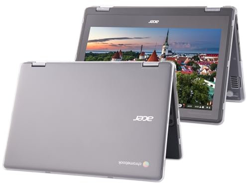 mCover Hartschalen-Schutzhülle, nur kompatibel mit 29,5 cm (11,6 Zoll) Acer Chromebook Spin 511 R756T Serie 2-in-1-Laptop-Computer (nicht kompatibel mit anderen Acer-Modellen) – transparent