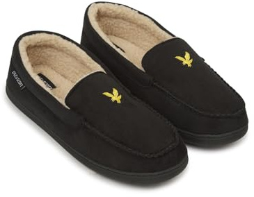 Lyle And Scott Men's Aspen Slippers in Black