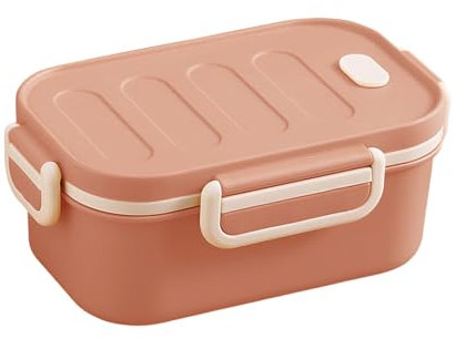 MerwDeeyt Kleine Brotdose Erwachsene Lunchbox mit Fächern, 1000ML Brotzeitbox Auslaufsicher Lunch Box Adult Brotbüchse für Männer Frauen, 2-Schicht Frühstücksbox Vesperdose Bento Box (Rosa)