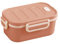 Brotdose Erwachsene Lunchbox mit Fächern, 1000ML Brotzeitbox Auslaufsicher Lunch Box Adult Brotbüchse für Männer Frauen, 2-Schicht Frühstücksbox Vesperdose Bento Box für Büro, Arbeit, Picknick (Rosa)