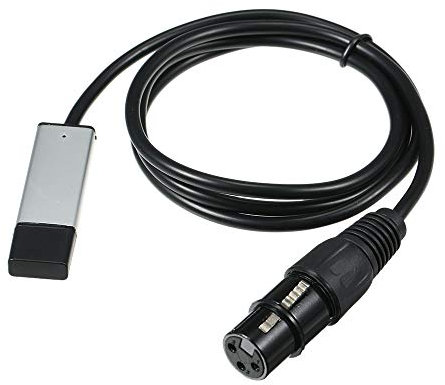 Adaptador de interfaz USB a DMX LED DMX512 regulador de intensidad para iluminación de escenario de computadora