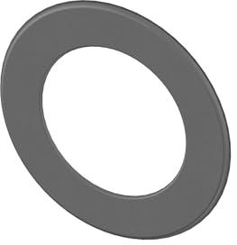 Wandrosette mit 55mm Randbreite passend für 2mm starke Ofenrohre mit 200 mm Durchmesser, gussgrau