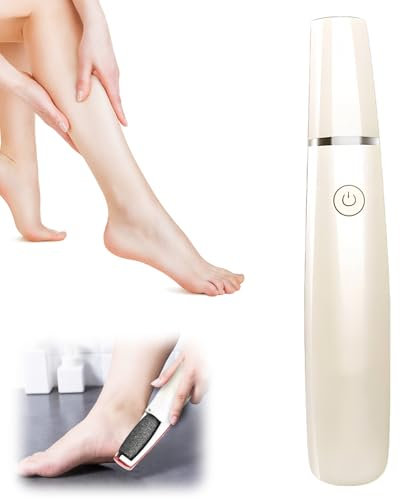 Rapeuse Pieds électrique,2025 Rapeuse Pieds Electrique Puissante, Ponceuse Pieds Electrique, soin des pieds pour Femmes Hommes Pédicures (blanc)
