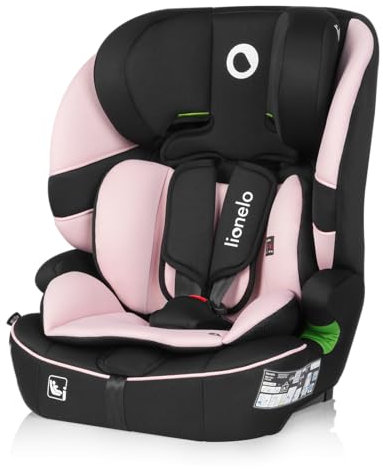 Lionelo LO-BILLY I-SIZE Kindersitz, 76-150 cm, von ca. 15 Monaten bis 12 Jahren, ISOFIX- oder Sicherheitsgurtmontage, verstellbare Kopfstütze, Seitenschutz, Standard R129