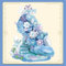 Set di Costruzione Menbis Bonsai Ciliegio in Fiore MOC, 800 Pezzi Mini Casetta sull’Albero, Giocattolo DIY Creativo (blu)