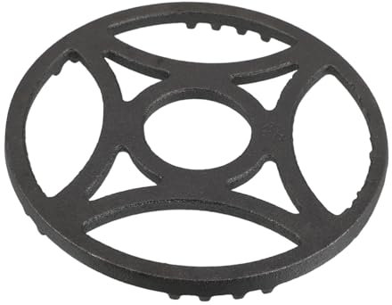 Ipetboom Nonslip Cast Iron Wok Ring for Small Cookware Burner Grate Stabilizer for Gas Stove for Milk Boilers Espresso Pots and Butter Warmers