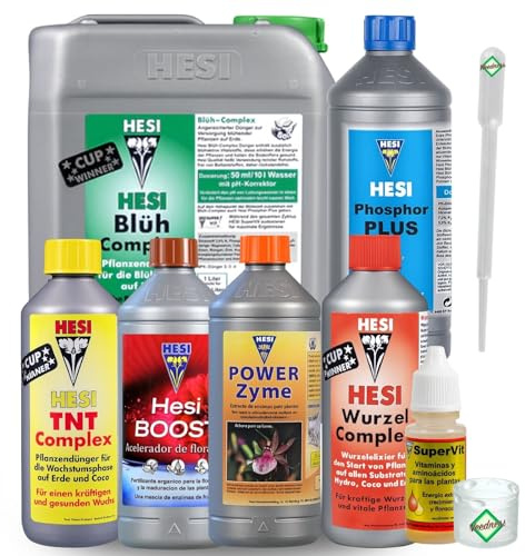Weedness Hesi Dünger Starter Set All-Star - Grow Anbau Indoor Dünger Kit Naturdünger