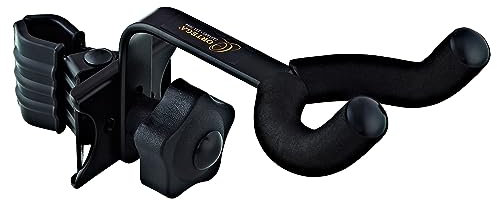 Ortega Guitars Ukulele Stand Accessories - Stand Holder for Ukulele and Mandolin - Metal, Black (OMUH-BK)