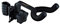 Ortega Guitars Ukulele Stand Accessories - Stand Holder for Ukulele and Mandolin - Metal, Black (OMUH-BK)