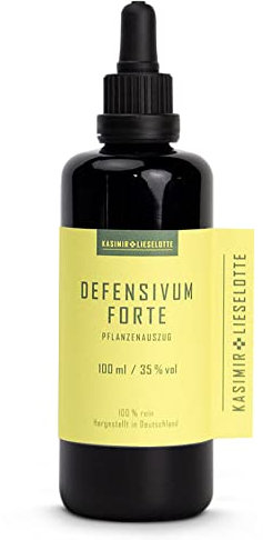 Kasimir und Lieselotte - 1:1 Extrakt von Katzenkralle und Beifuß - 100 ml - Defensivum Forte