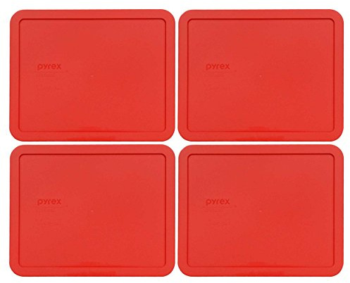 Pyrex 7212-PC 11 Cup Red Storage Lid for Glass Dish (1, Red) | BPA-Free Material | Reliable Protection | Stackable Organization | Non-Porous Surface | Household Essential | Meal Prep