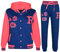 A2Z 4 Kids Unisex Girls Boys Baseball Tracksuit R Fashion - T.S Baseball FOX Royal & N. Pink 13