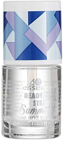 Essence Ready, Steady, Summer! Base and Top Coat Nr. 01 go hard or go home Inhalt: 8ml Unter- und Überlack in einem Nagellack Nail Polish