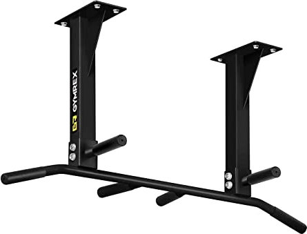 Gymrex GR-PU110B Klimmzugstange Decke schwarz 110 kg Gummikappen