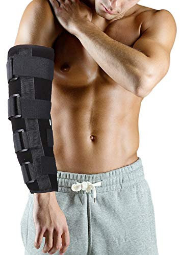 AidShunn Verstellbare Brace Splint Ellenbogen Fracture Immobilizer Protektor für Tunnel
