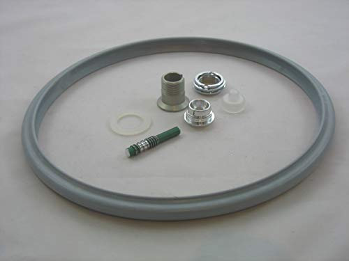 Reparaturset für Schnellkochtopf Silit 18cm Sicomatic S + SN + SL Set2 8-TLG. Dichtungsring, Druckanzeiger, Verschraubung, Ventil etc.