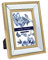 Laura Ashley Bilderrahmen, 10,2 x 15,2 cm, goldfarben, verspiegelt, mit Perlenrand, zur Wandmontage, für Tischdekoration, Fotogalerie und Wandkunst, 10,2 x 15,2 cm, goldfarben
