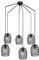 Globo Decken Pendel Geflecht Lampe Wohn Zimmer Beleuchtung Design Hänge Lampe schwarz 15395-6H
