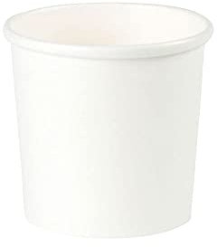 GREENBOX Bio Einweg-Becher Speisebecher Papp-Becher To Go weiß I Kompostierbare Becher mit PLA Innenbeschichtung Suppen-Becher To Go Einweg Eisbecher Pappe I 25 stabile Karton-Becher 300 ml rund